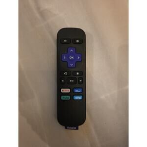 Genuine ROKU TV Remote RC-ALIR Netflix, Disney+, hulu, and Sling USED